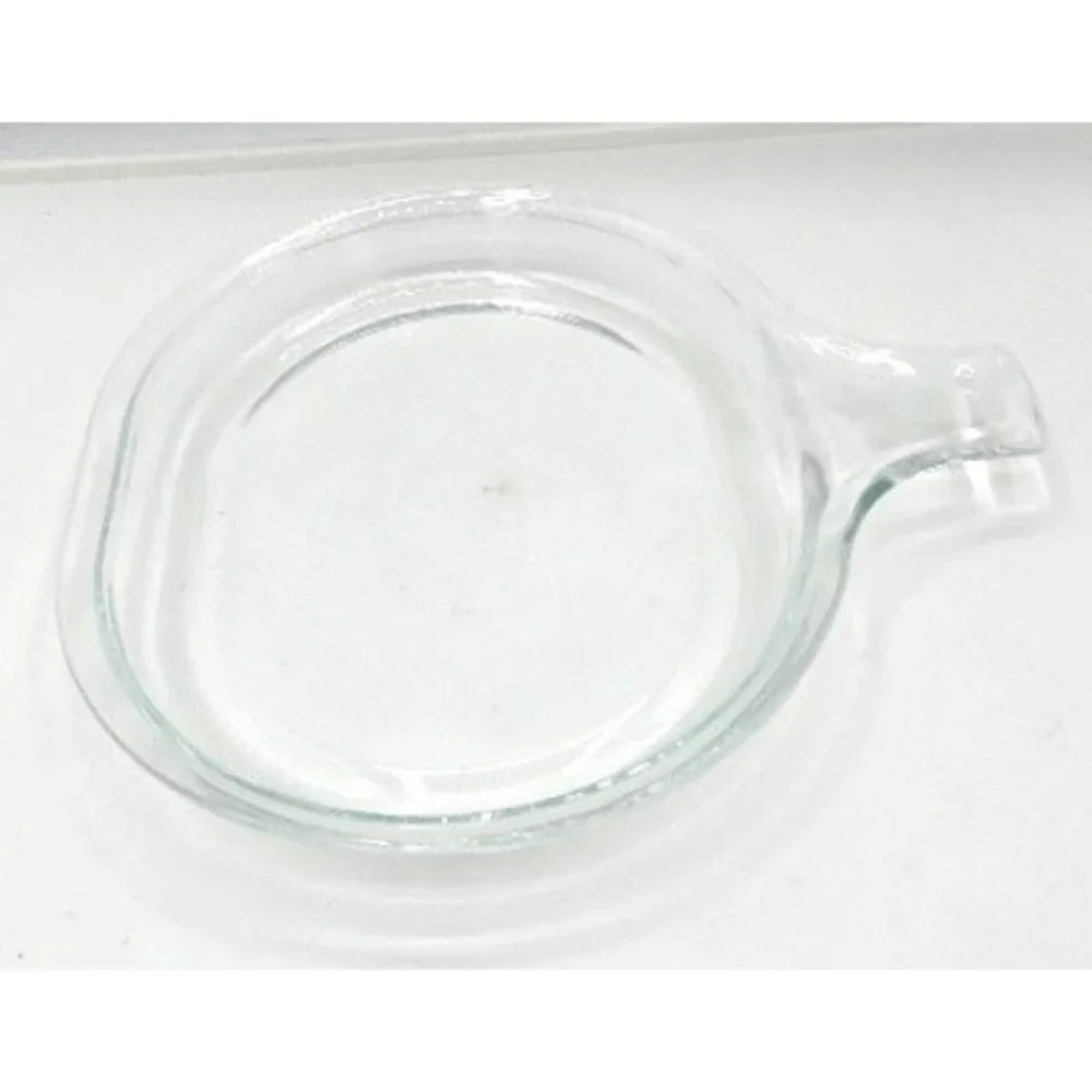 Vintage Pyrex‎ 600-B Clear Glass Grab-It Single Serve Dish Plate Lid 15x20cm